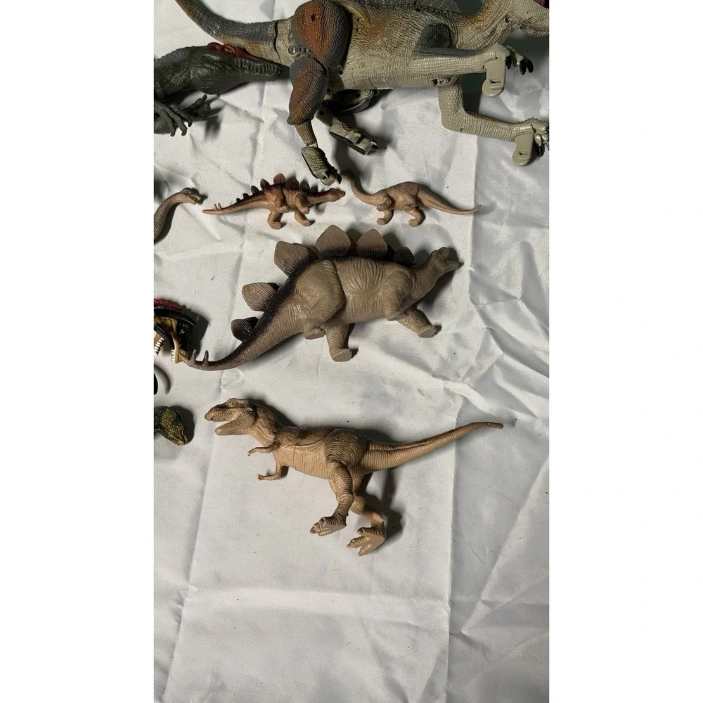 Lot of Dinosaur‎ Figures Spinosaurus T-Rex Stegosaurus Mixed Toy Set